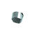 Glasschliff-Kandis Perle, 6 mm, 12 Stk, Grau Opak