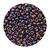 Rocailles-Perlen Itoshii, 2,6 mm, 17 g, Bordeaux Irisierend Grn
