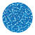 Rocailles-Perlen Itoshii, 2,6 mm, 17 g, Blau mit Silbereinzug