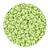 Rocailles-Perlen Itoshii, 2,6 mm, 17 g, Hellgrn Opak