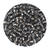 Rocailles-Perlen Itoshii, 2,6 mm, 17 g, Grau mit Silbereinzug