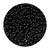 Rocailles-Perlen Itoshii, 2,6 mm, 17 g, Schwarz Opak