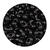 Rocailles-Perlen Itoshii Farfalle, 3,2 x 6,5 mm, 17 g, Schwarz Opak
