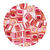 Rocailles-Wrfel-Perlen Itoshii Cube, 3 x 3 mm, 6 g, Orangerot Transparent