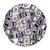 Rocailles-Wrfel-Perlen Itoshii Cube, 3 x 3 mm, 6 g, Transparent mit Einzug Schwarz