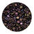 Rocailles-Perlen Itoshii Triangle, 2,2 mm, 10 g, Lila Irisierend