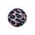 Kunststoff-Perlen Acid Leo, rund, 16 mm, 6 Stk, Rosa Bild 3