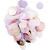 Konfetti rund mit Hot Foil, Pastell Mix, 20 g