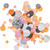 Konfetti rund, Halloween Mix Metallic, 20 g