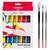 Amsterdam Acrylfarben Einsteigerset / Sparpack, 12 x 20 ml & Pinselset 3-teilig Sythetik