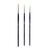 NEU Van Gogh Aquarellpinsel, Synthetik Rund, Set mit 3 Pinseln, No. 000, 0, 2