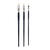 NEU Van Gogh l- & Acrylpinsel, Schweineborste Gussow Flach, langer Stiel, 3er Set, No. 8, 12, 16