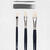 NEU Van Gogh l- & Acrylpinsel, Schweineborste Gussow Flach, langer Stiel, 3er Set, No. 8, 12, 16 Bild 2