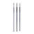NEU Van Gogh l- & Acrylpinsel, Schweineborste Gussow Flach, langer Stiel, 3er Set, No. 2, 4, 6