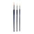 NEU Van Gogh l- & Acrylpinsel, Schweineborste Rund, langer Stiel, 3er Set, No. 8, 12, 16