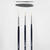 NEU Van Gogh l- & Acrylpinsel, Schweineborste Rund, langer Stiel, 3er Set, No. 2, 4, 6 Bild 2