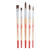 NEU ArtCreation Aquarell- Pinselset, Ponyhaar / Polyester, 5 Pinsel sortiert