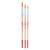 NEU ArtCreation Aquarell-Pinselset, Synthetik Rund, 3er Set, 4, 6, 8