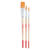 NEU ArtCreation Aquarell-Pinselset, Synthetik, 3 Pinsel sortiert