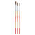 NEU ArtCreation Aquarell- Pinselset, Ponyhaar / Polyester, 3 Rundpinsel, 4, 6, 8