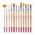 NEU ArtCreation Aquarellpinsel-Set, Synthetik, 12 Pinsel sortiert