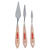 NEU ArtCreation Malspachtel-Set / 3 Malmesser sortiert