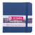NEU Art Creation Skizzenbuch gebunden, 80 Blatt naturweiß 140g/qm, 12 x 12 cm, Marineblau - 12 x 12 cm, Quadratisch