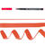 SALE Koi Coloring Brush Pen, Persischrot