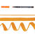 Koi Coloring Brush Pen, Orange - Orange