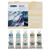 NEU Horadam Aquarell Super Granulation, Holzkasten Gletscher, 5 x 15 ml