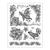 SALE Qualitts-Silikonstempel 14 x 18 cm, Schmetterling
