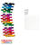 SALE Niflamo Krepp-Papier, 5 Rollen, 50cm x 10m, Wei