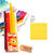 SALE Premium Feinkrepppapier, 10 Rollen, 32 g/qm, 50x250 cm, Gelb - Gelb