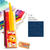 SALE Premium Feinkrepppapier, 10 Rollen, 32 g/qm, 50x250 cm, Lapplandblau - Lapplandblau