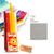 SALE Premium Feinkrepppapier, 1 Rolle, 32 g/qm, 50x250 cm, Grau - Grau