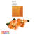SALE Floristen Krepp-Papier, 1 Rolle, 50x250 cm, Mandarine - Mandarine