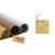 Premium Feinkrepppapier, 1 Rolle, 44 g/qm, 50x250 cm, Gold - Gold