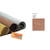 Premium Feinkrepppapier, 1 Rolle, 44 g/qm, 50x250 cm, Kupfer - Kupfer
