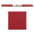 Aquarola Krepp-Papier, 1 Rolle, 50x250 cm, Rot - Rot