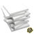 NEU Keilrahmen Knstlerqualitt / Premium Leinwand, 400 g/qm, 30x100 cm, 4 Stck - 30 x 100 cm, 4 Stck