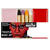 NEU Fantasy Schmink-Set Theater Make-Up mit Abschminke, Rot - Schminkset Rot
