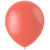 Latex-Luftballons matt, 33cm, korallen-rot, 10 Stück - Korallen-Rot