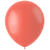 NEU Latex-Luftballons matt, 33cm, korallen-rot, 10 Stck - Korallen-Rot