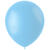 Latex-Luftballons matt, 33cm, pastell-blau, 10 Stück - Pastell-Blau