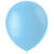 NEU Latex-Luftballons matt, 33cm, pastell-blau, 50 Stck - Pastell-Blau