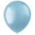 NEU Latex-Luftballons glnzend, 33cm, hellblau, 100 Stck, Metallic-Ballons - Hellblau