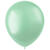 Latex-Luftballons glänzend, 33cm, mintgrün, 10 Stück, Metallic-Ballons - Mintgrün