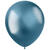 Latex-Luftballons Ultra-Metallic, 33cm, blau, 50 Stück - Blau