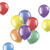 Latex-Luftballons halbtransparent, 33cm, bunt gemischt, 50 Stück - Standardfarben Halbtransparent