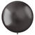 Latex-Luftballon Ultra-Metallic XL, 48cm, schwarz-grau, Kugelform, 5 Stück - Schwarz-Grau
